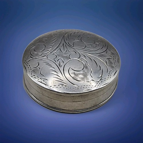 Superb solid silver snuff - superb,