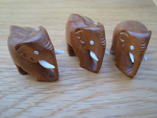 Vintage hand carved miniature - vintage,