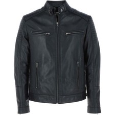 Leather Jacket Men Slim Comfy fit