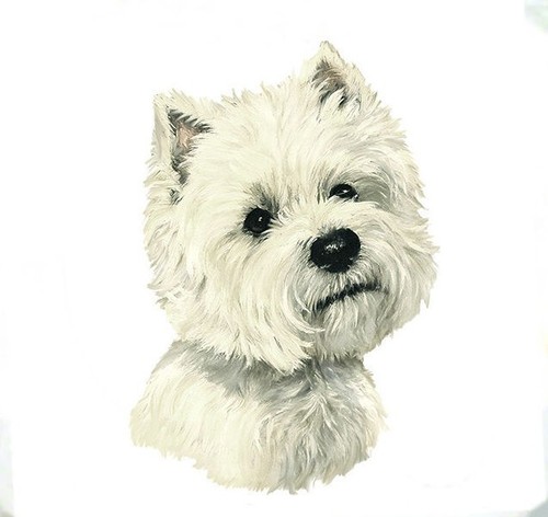 Westie tote bag - tote,