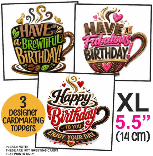 Card toppers for - card,