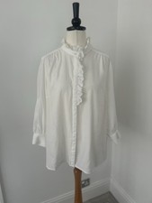 Damart White Ladies Blouse