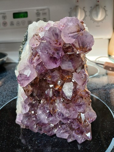 Amethyst lamp cluster - amethyst,