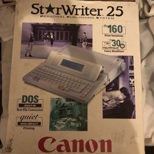 Canon StarWriter 25 PPS Word Processor 