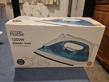 George Home 1200W Steam Iron Non-Stick Soleplate ESI001B