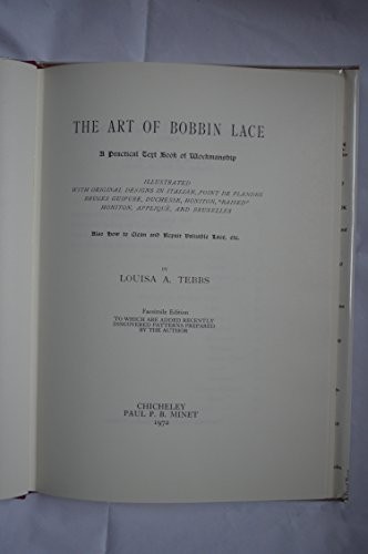 Art bobbin lace tebbs - -,