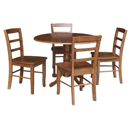 Wood dining table with - in.,