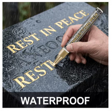 Golden Tombstone Marker Pen -