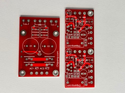 Chipamp gainclone pcb - gainclone, pcb's
