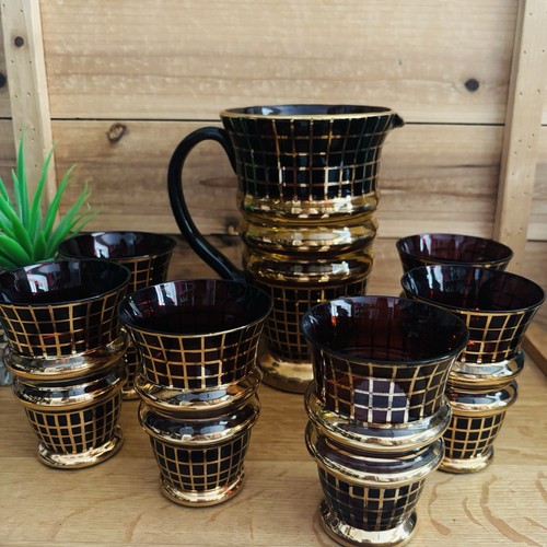 Vintage czech bohemian glass - vintage,