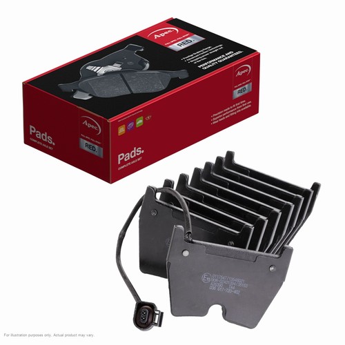 Apec front brake pad - front,