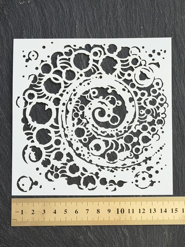 Mandala stencil background - stencil,