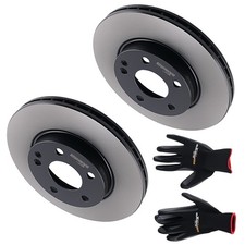 2x Front Brake Disc for