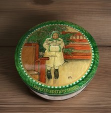 Cookie Tin Scandinavian Heritage Vintage  Carl Larson Girl With Rocking Chair