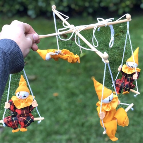 Vintage handmade orange - handmade,