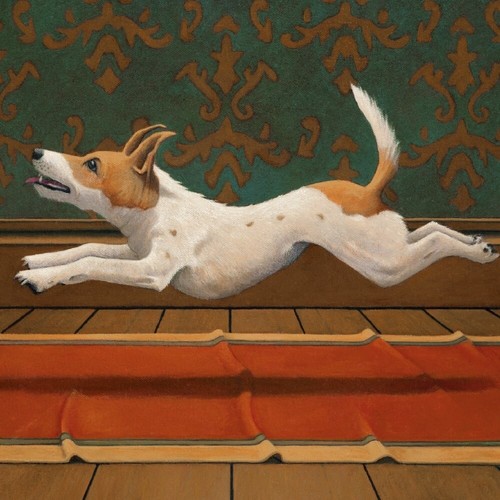 Beautiful jack russell - beautiful, oil