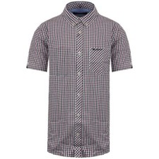 Ben Sherman Checkered Mens Red