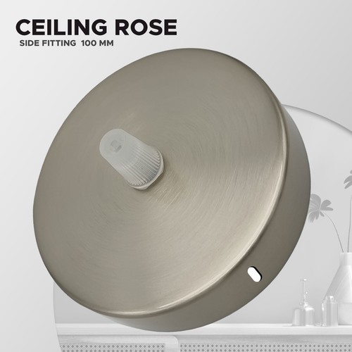 Ceiling rose 10cm - 10cm, metal
