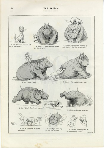 1894 antique louis wain - antique,