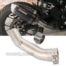 Exhaust System Middle Link Pipe 51mm Modified for DUKE 125 250 390 ADV 2020-2023