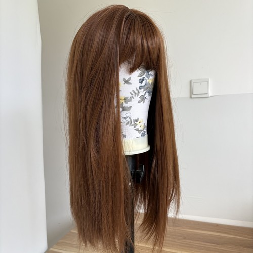 Heat resistant hair brown - resistant, long