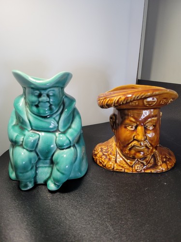 Pair toby jugs roddy - pair,