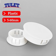 Hole Plugs Round Plastic White