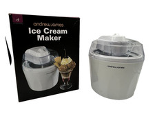 Andrew James Ice Cream Maker - White - PAT Tested/Fully Working | C5T G283