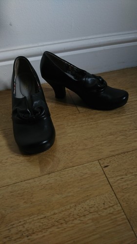 Hotter donna black leather - donna,
