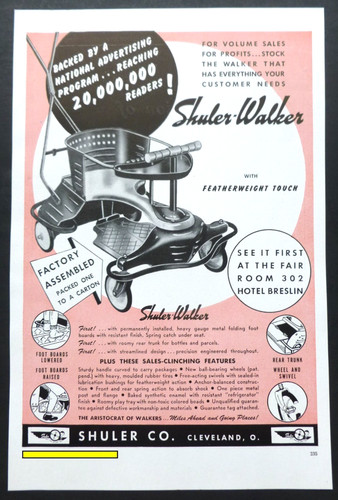 Vtg rare 1946 - ad,