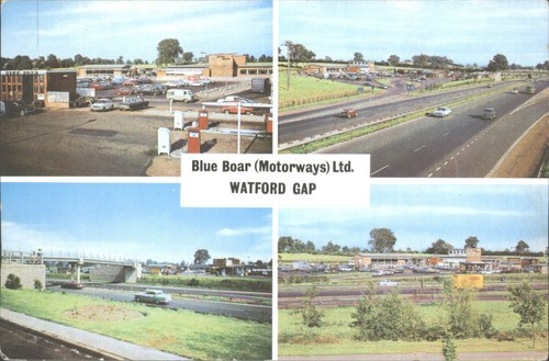 Vintage watford gap service - watford,