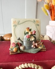 Resin Shudehill Watering Can Flowers Set of 4 Coasters