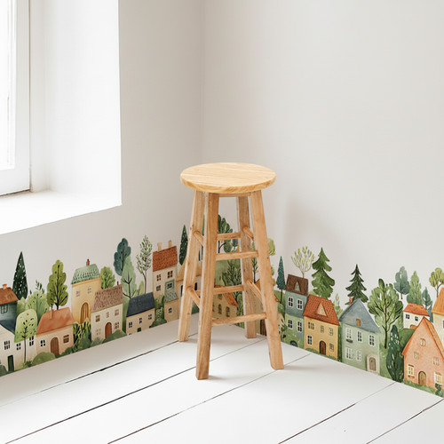 Wooden pub bar stool - wooden, kitchen
