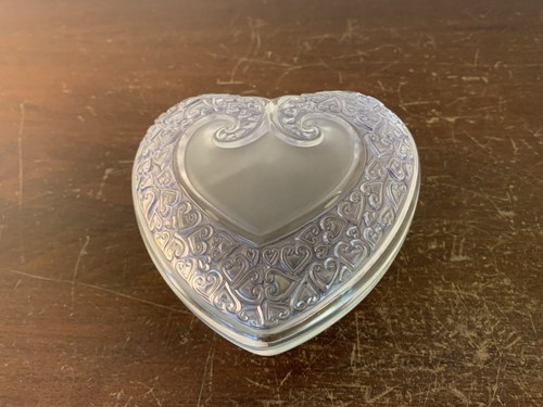 Lalique heart crystal - lalique,
