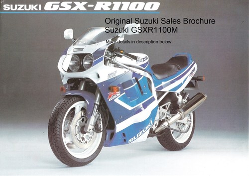 Suzuki gsxr1100 world sales - suzuki,