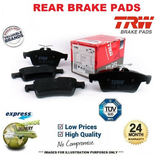 Trw rear brake pads - rear,