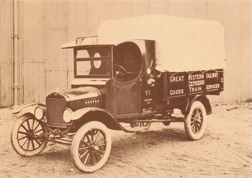 Postcard early freight series - early,