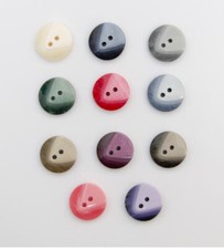 Chunky Flat 2 Hole Buttons Two