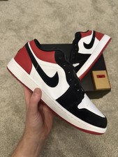 Nike Air Jordan 1 Low - Men’s Trainers - Size UK 11 - Black / White / Red