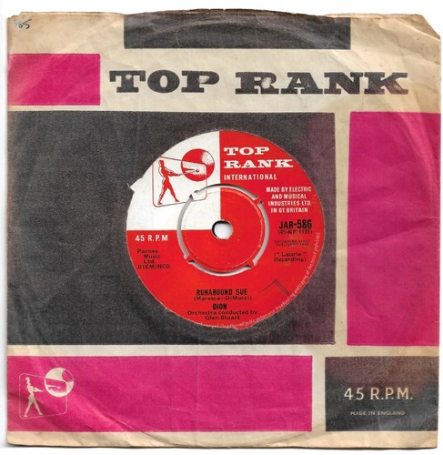 Runaround sue dion 45rpm - sue,