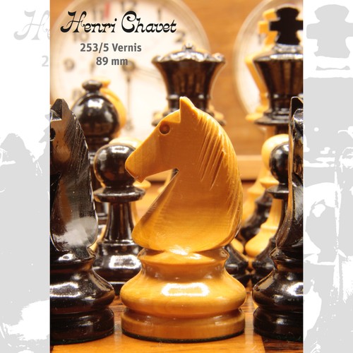 Henri chavet chess set - chavet,