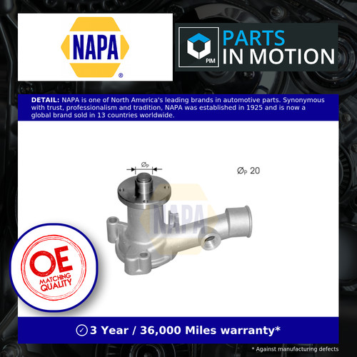 Water pump fits ford - water,
