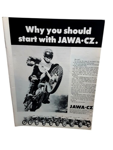 1972 jawa motorcycle - jawa,