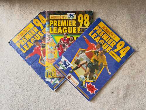 Premier league sticker albums - premier,
