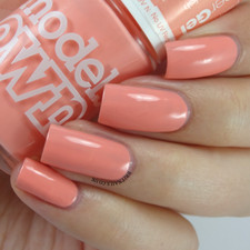 Models Own Nail Polish Long Beach Peach SG025 Orange Peach  HyperGel Varnish