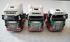 3 x Oxford Diecast Stobart Scania Cab Units 1:76