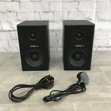 Pair FOSTEX  PM0.4d (B) Active Speakers With Power Supply - Excellent Condition
