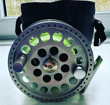 Rare Hardy MK1 Angel 11/12 Salmon Fly Reel with backing & Bag