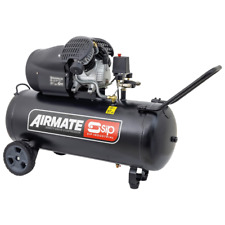 SIP 06455 Air Compressor 100L V-Twin Direct Drive Portable 3hp 2.2kW