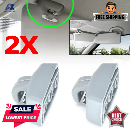 Pair sun visor clip for - 1,